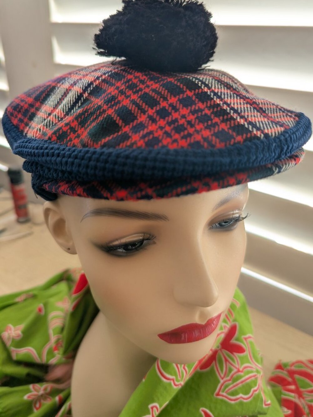 Vintage 1950-60's Glenway Newsboy Hat/Cap Scotland